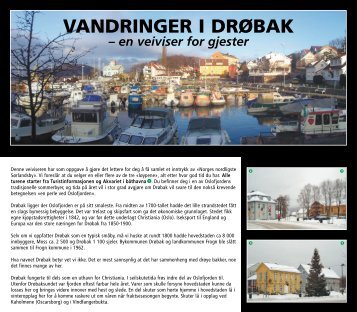 VANDRINGER I DRØBAK – en veiviser for gjester