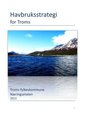 Havbruksstrategi - Troms fylkeskommune