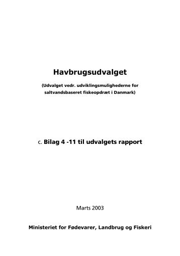Havbrugsudvalget rapport bilag 2003.pdf - Fødevareministeriet