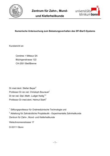 Zentrum für Zahn-, Mund - Cendres & Métaux SA