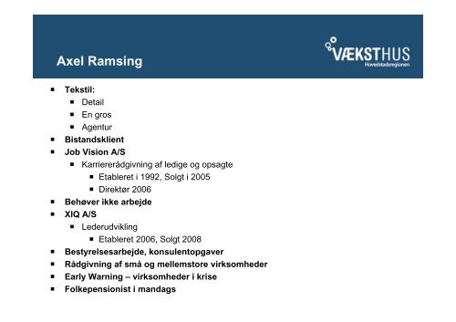 Få handlefrihed til at udvikle v/Jan Baumgarten