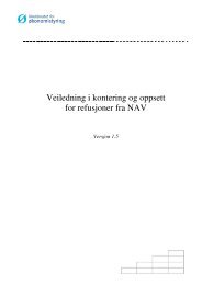 D14.6 Veiledning i kontering og oppsett for refusjoner fra NAV
