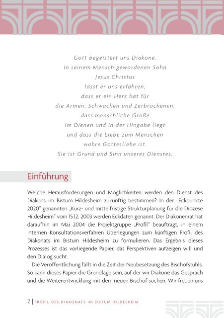 Profil - Bistum Hildesheim