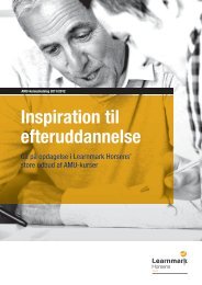 Inspiration til efteruddannelse - Learnmark Horsens