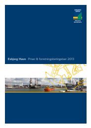 Esbjerg Havn · Priser & forretningsbetingelser 2013