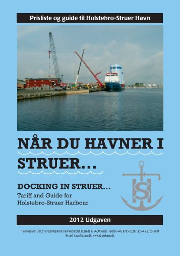 Reglement Trafikhavn (PDF) - Struer Havn