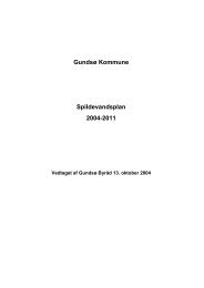 Gundsø Kommune Spildevandsplan 2004-2011 - Roskilde Forsyning