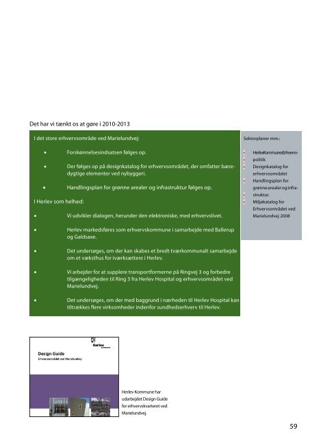 Kommuneplan 2009 - 2021 - Herlev Kommune