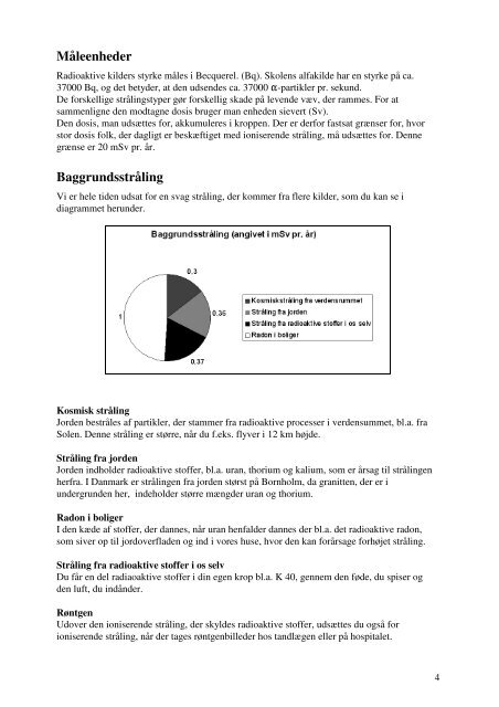 Opdagelsen af radioaktivitet - Tekster for 9. klasse fysik-kemi