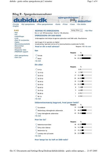 4 Hvorfor har vi DAB i Danmark? - Roskilde University Digital ...