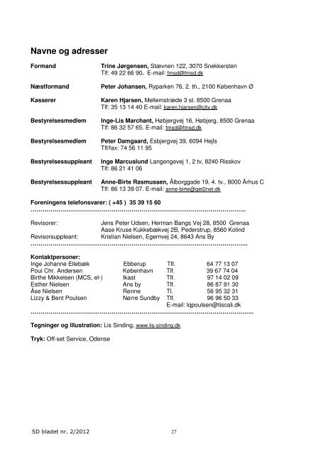 Foreningen mod Skadeligt Dentalmateriale - vithushartz.dk