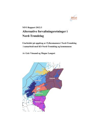 Alternative forvaltningsretninger i Nord-Trøndelag - Fylkesmannen.no