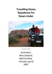 Travelling Danes Rejsebreve fra Down Under