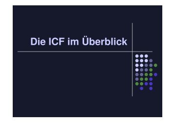 Die ICF im Überblick - VAF.ch