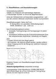 5. Klassifikations- und Assoziationsregeln Voraussetzung weiterhin ...