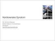 Definition kardiorenales Syndrom - Robert-Bosch-Krankenhaus