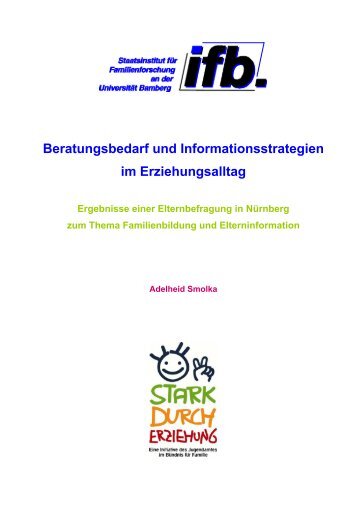 Beratungsbedarf und Informationsstrategien im Erziehungsalltag