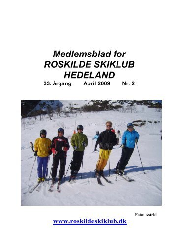 Medlemsblad for ROSKILDE SKIKLUB HEDELAND