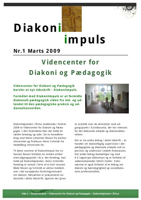 Diakoniimpuls #1 - Diakonhøjskolen