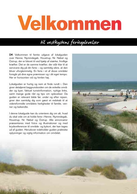 Henne Strand Guide 2013 - Købmand-Hansens Feriehusudlejning