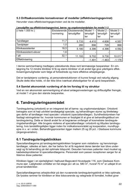 Analyse af Gladsaxe Kommunes børne- og ungdomstandpleje