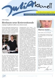 Newsletter JuliA Sachsen Aprill 2008 - Jungliberale Aktion Sachsen