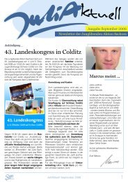 Newsletter September 2008 - Jungliberale Aktion Sachsen
