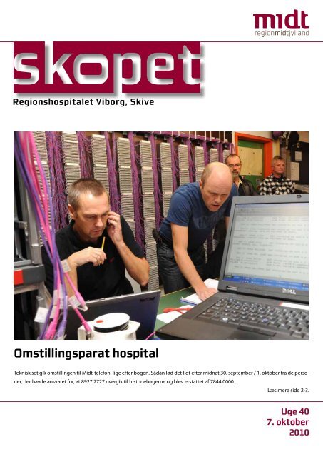 skopet uge 40/2010 - Hospitalsenhed Midt