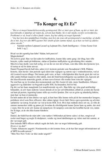 Kapitel 6 - To Konger og Et Es - Solaruniverse