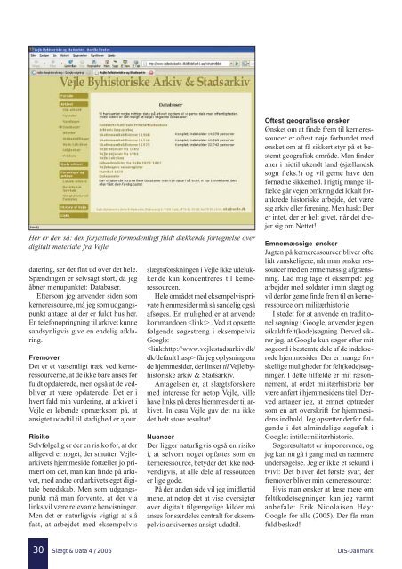 2006-4 slægt & data.pdf - DIS-Danmark