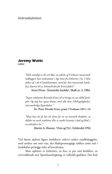 Introduktion Jeremy Watts - Adlandia
