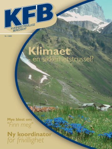 Nr 1/2003 - Kvinners Frivillige Beredskap