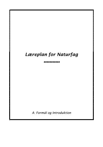 Læreplan for Naturfag - Inerisaavik