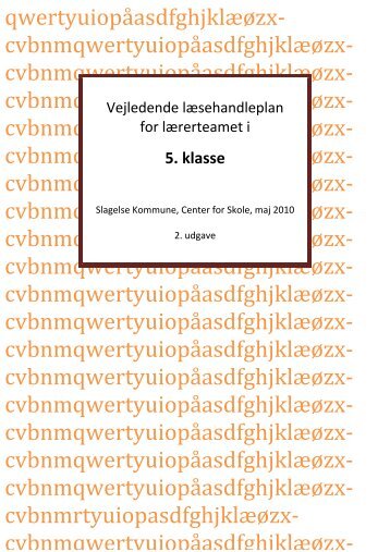 5. klasse vejledende læsehandleplan - Eggeslevmagle Skole