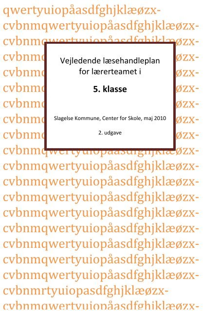 5. klasse vejledende læsehandleplan - Eggeslevmagle Skole