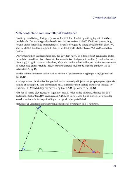 Ligedannede trekanter - Matematik