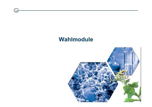 Informationsveranstaltung zum 3. Semester Bachelor Biochemie