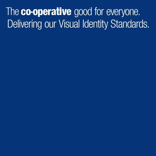 Visual Identity Standards PDF v.3 - The Co-operative