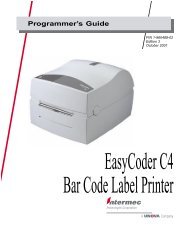 Easycoder c4 bar code label printer - intermec barcode