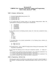 Homework #1 COMPSCI 104 - Computer Organization, Design and ...
