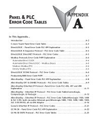 PLC Error Code Table - AutomationDirect.com