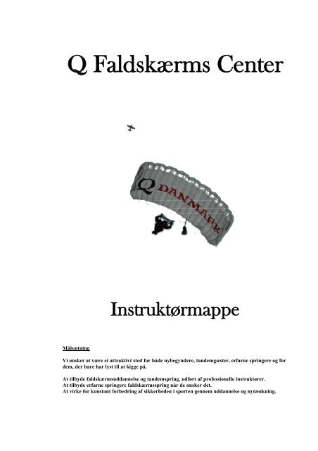 Instruktør mappe - DZ LOG