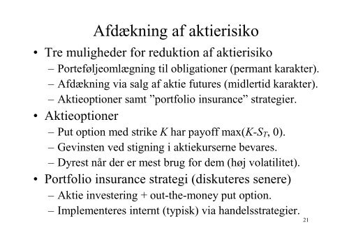 Markedsværdier og Investering - Jesper Lund