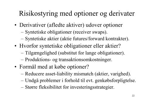 Markedsværdier og Investering - Jesper Lund