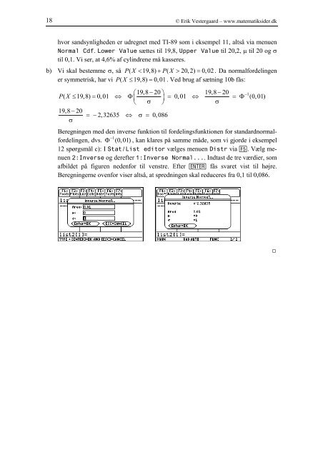 Normalfordelingen - matematikfysik