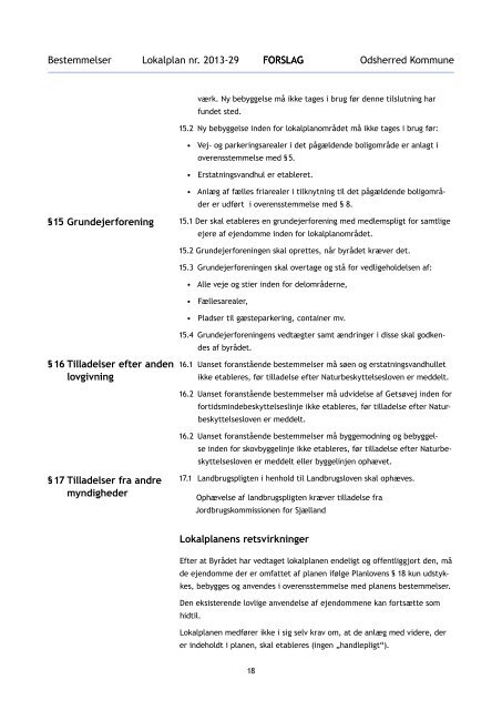 Lokalplanforslag nr. 2013-29 - Odsherred Kommune