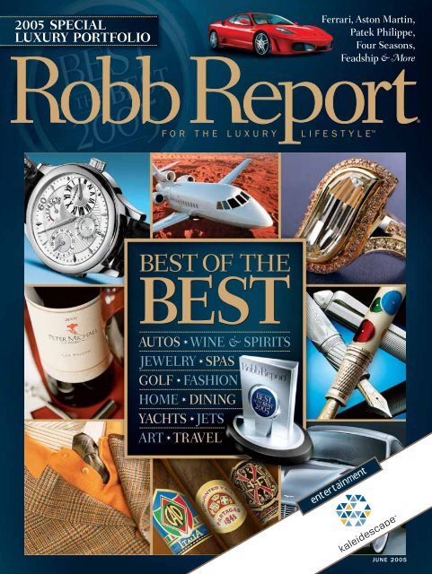 Robb Report's Best of the Best 2005 - Kaleidescape