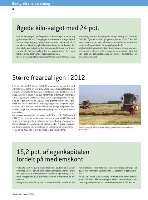 Generalforsamling 2010 Nyt medlem i DLF bestyrelsen December ...