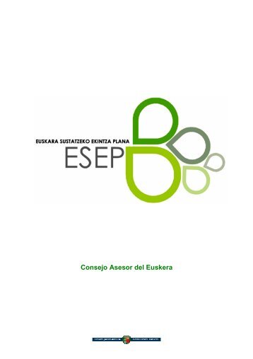 Plan de Accion para la Promocion del Euskera (ESEP) - Euskara 21