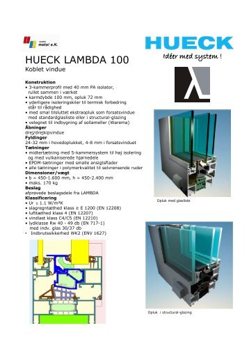 Datablad LAMBDA 100.pdf - nordisk metal
